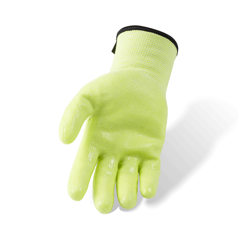 Luvas resistentes a cortes ANSI A6 calibre 18 com forro de silicone transparente para palma e lã — Proteção térmica de alto corte para inverno Luvas resistentes a cortes ANSI A6 calibre 18 com forro de silicone transparente para palma e lã — Proteção térmica de alto corte para inverno