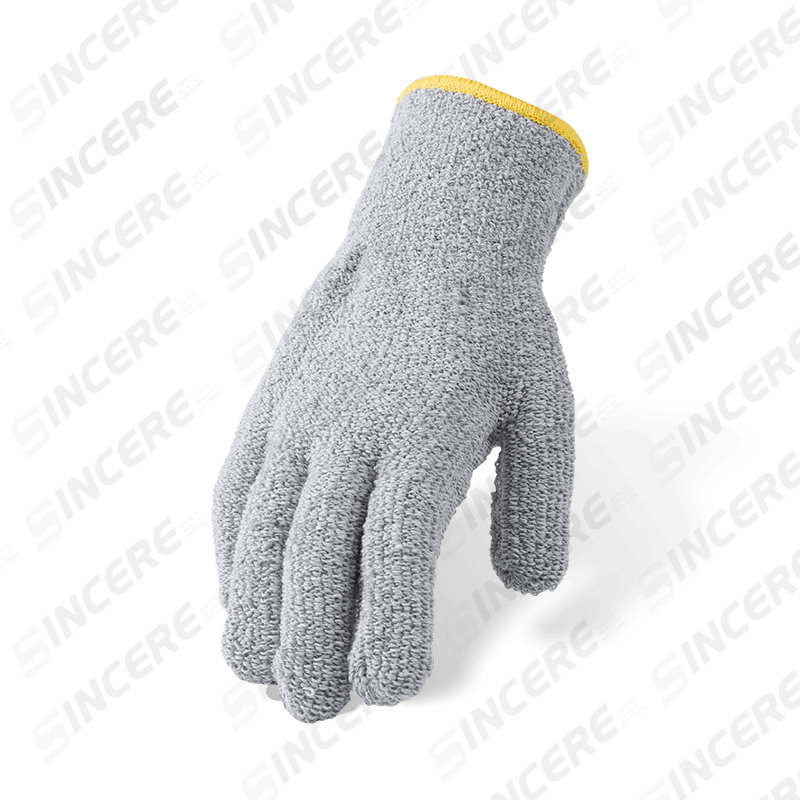 Luvas resistentes ao calor 100% algodão Terry Cloth — Proteção térmica industrial para manuseio a quente Luvas resistentes ao calor 100% algodão Terry Cloth — Proteção térmica industrial para manuseio a quente